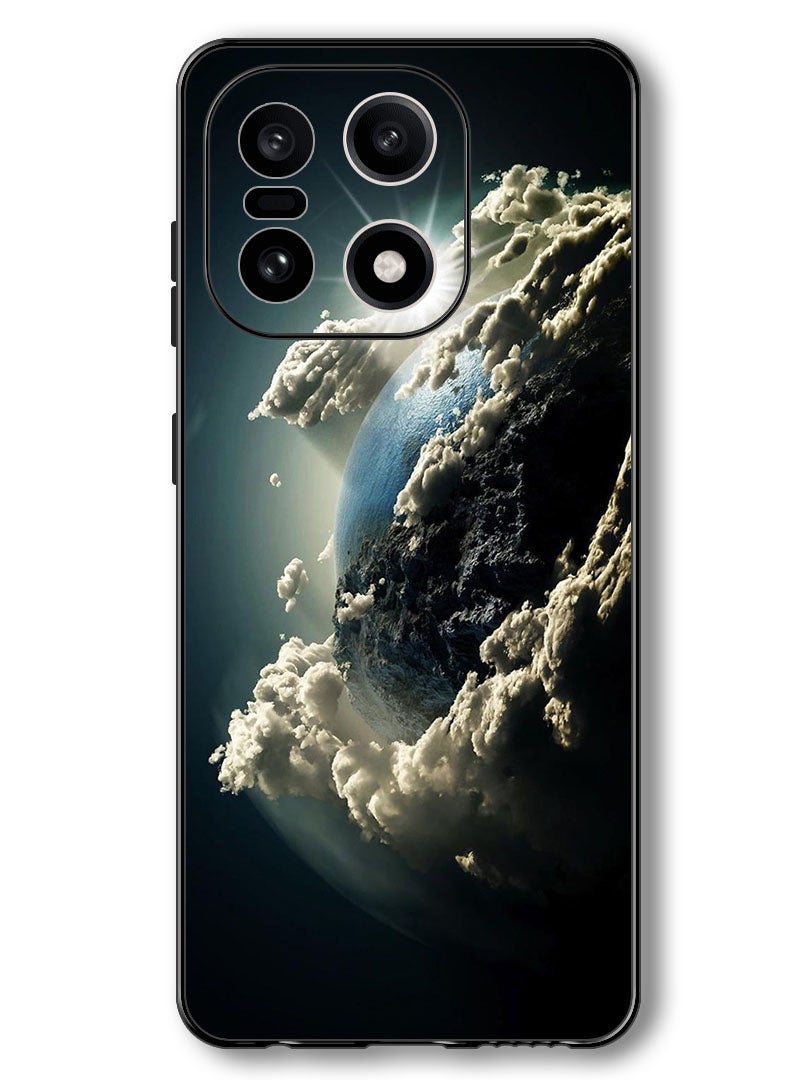 Theodor Case Compatible with OnePlus 15 6.78 Inch Protection Shockproof Bumper Cover Space Earth Sun - Image 1